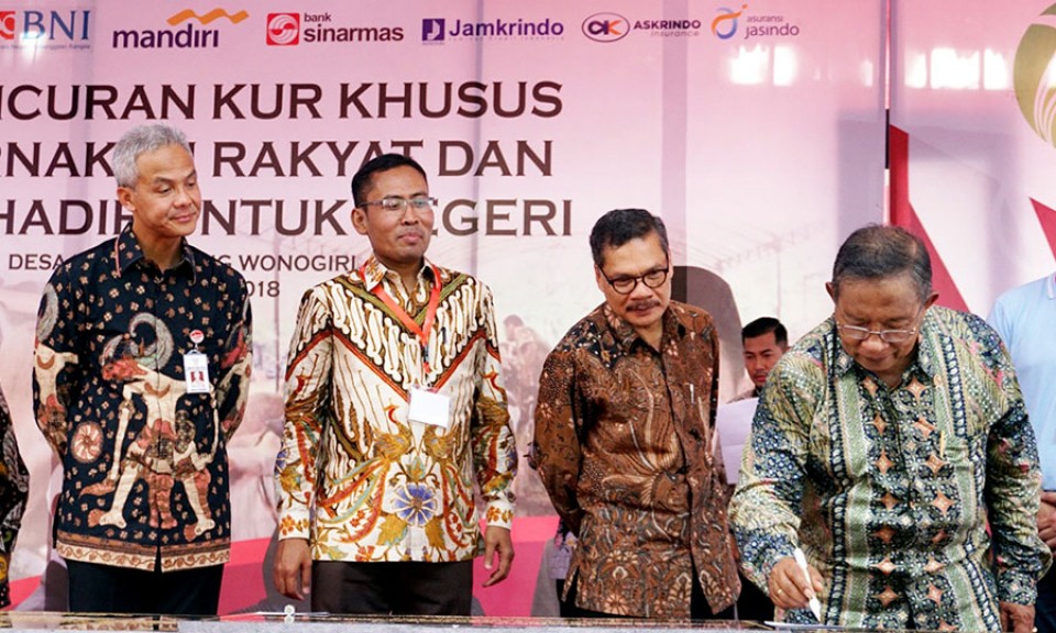 Wonogiri menjadi Percontohan Penyaluran Kredit Usaha Rakyat (KUR) untuk Peternakan Sapi Rakyat Tingkat Nasional