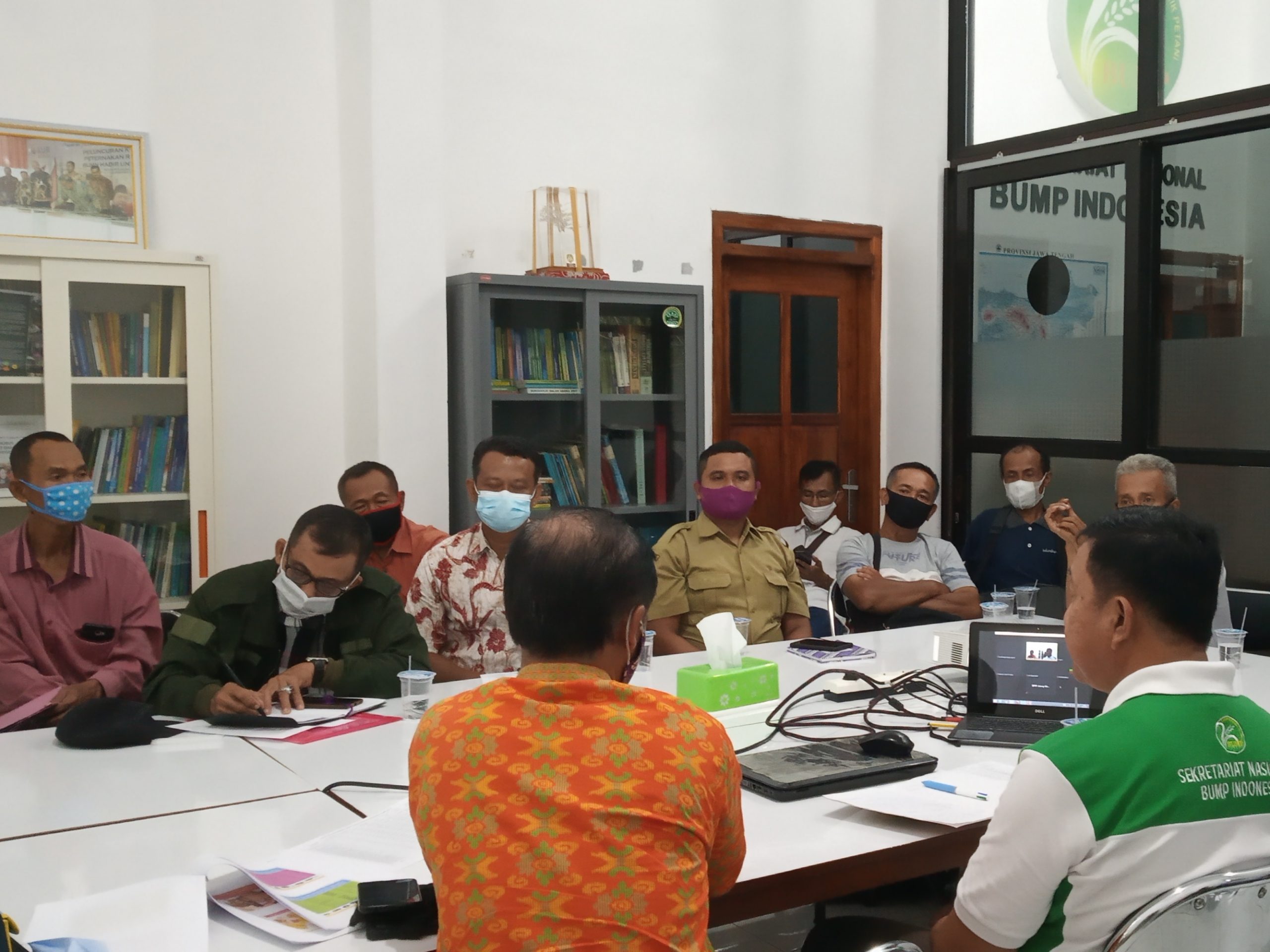 Rembug BUMP, Gapoktan dan LPM Wonogiri Temui Seknas BUMP Indonesia