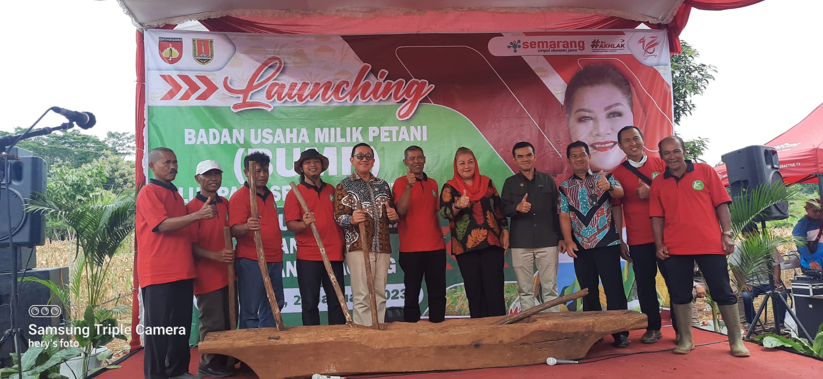 Launching BUMP Kota Semarang, Ita Berharap Dapat Tingkatkan Kesejahteraan Petani
